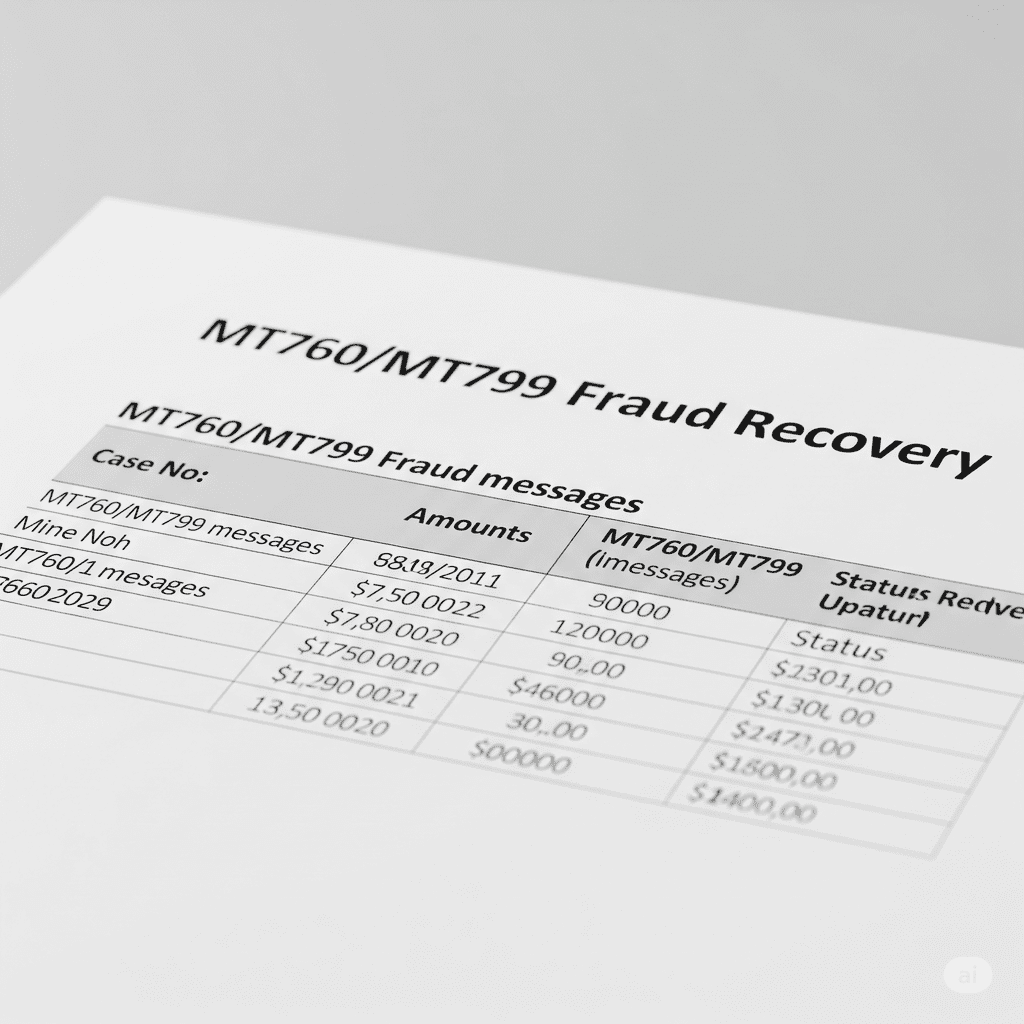 MT799 MT760 Fraud